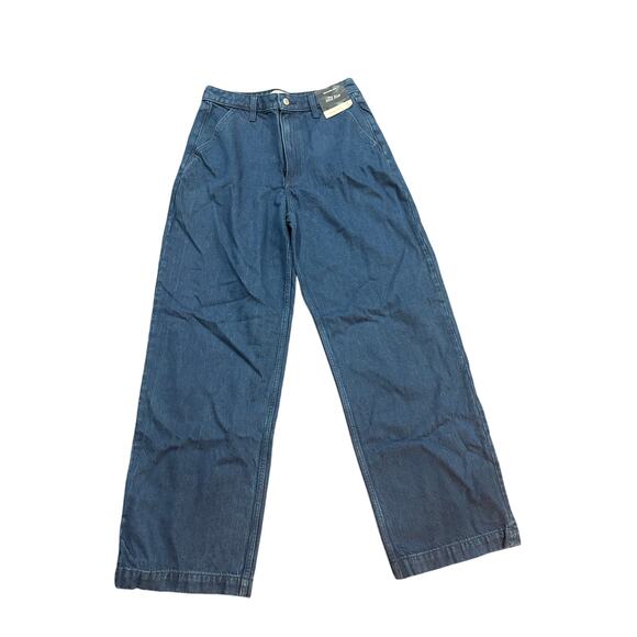 Abercrombie & Fitch Women's Blue Wide leg Jeans - Picture 3 of 5